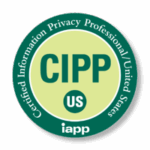 Certified Information Privacy Professional/United States (CIPP/US) badge from the International Association of Privacy Professionals (IAPP)